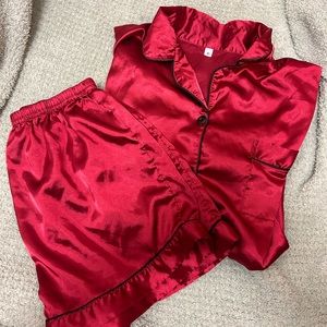 Shein Silk Pajama Set